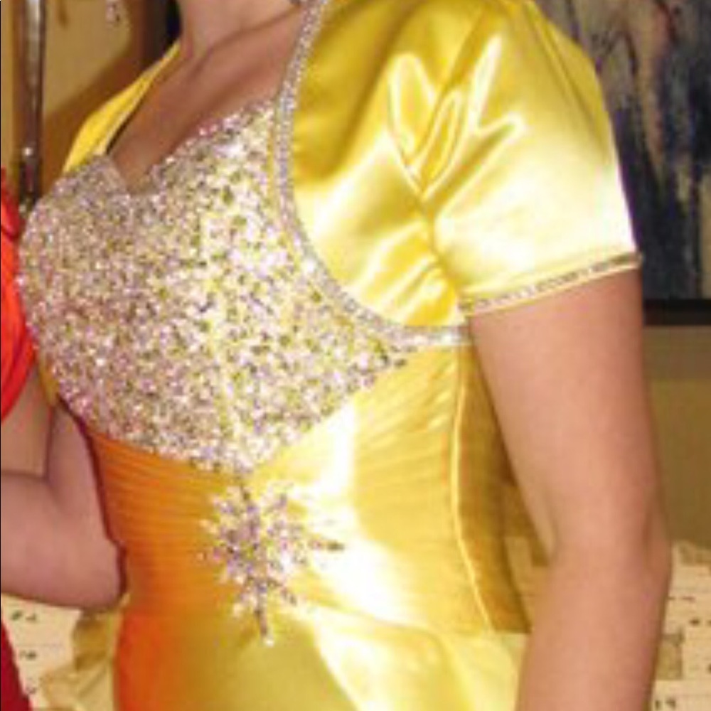 Prom strapless dress